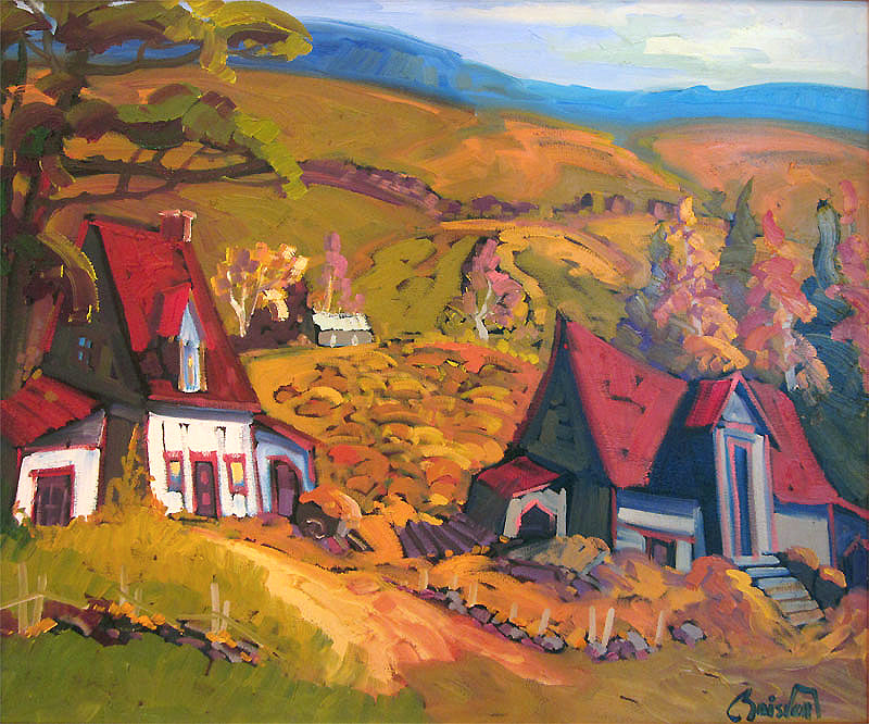 Normand Boisvert, A farm in the fields of Charlevoix
