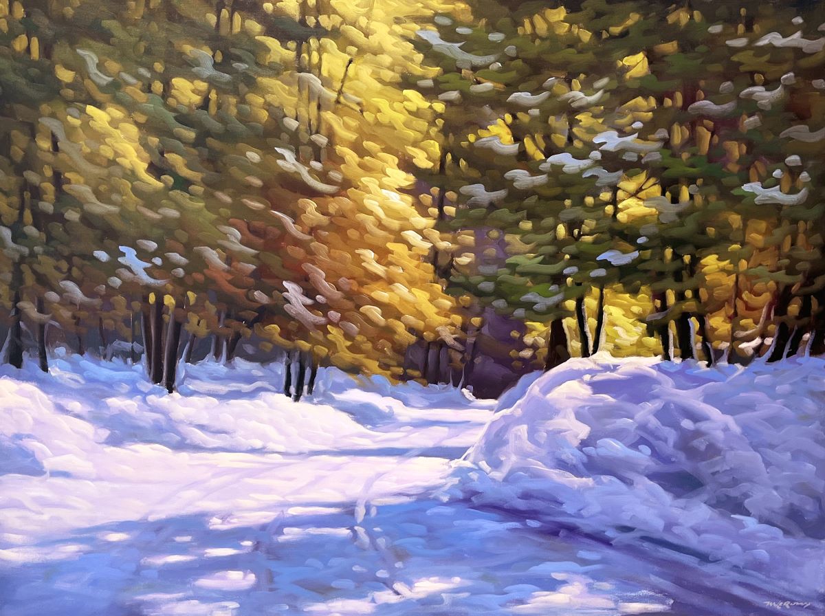 Michel LeRoux, Chemin dans le Kamouraska