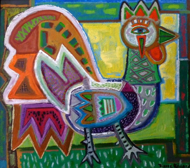 Pierre Bédard, A Rooster in the Yard