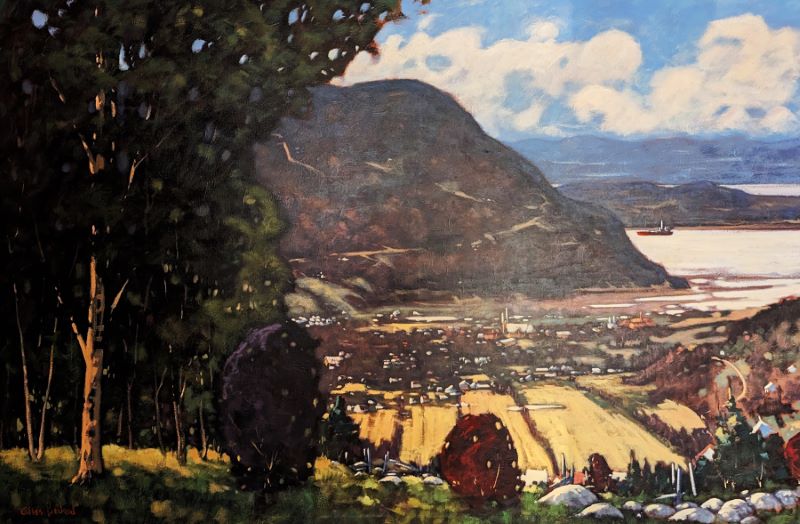 Gilles Bédard, At the top of the climb of the fields