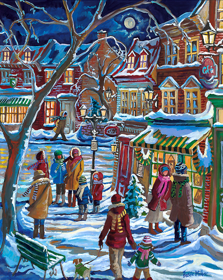 Josée Miller, What a beautiful winter evening