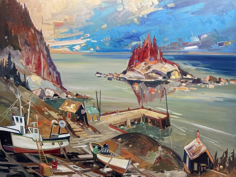 Louis Tremblay, The Quay of Cap Colombier