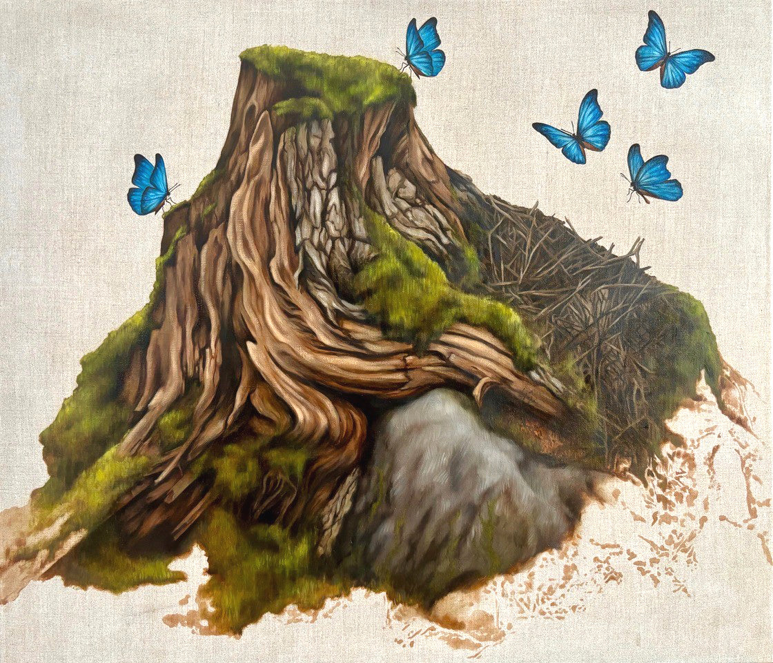 Éloïse Brodeur, La souche, les papillons et la roche
