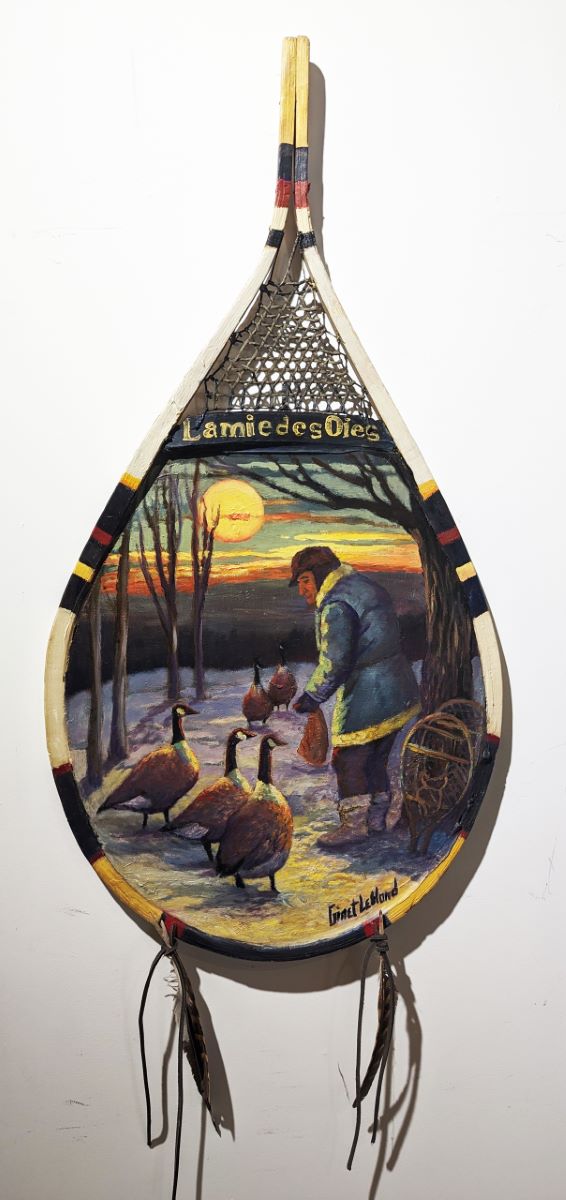 Ginet Leblond, L’amie des oies, raquette
