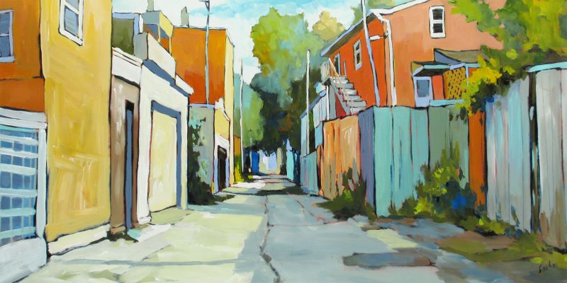 Sacha, Alley at the old pink house
