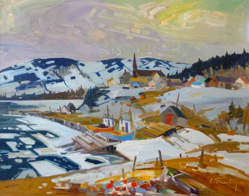 Louis Tremblay, Cap Chat in Gaspésie, Winter