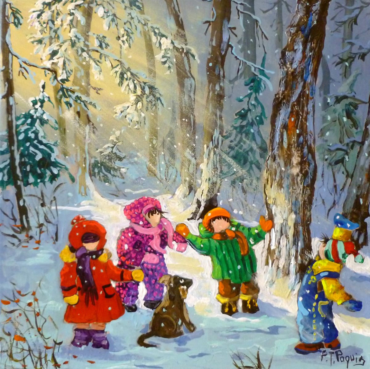 Pauline Paquin, Parmi les flocons