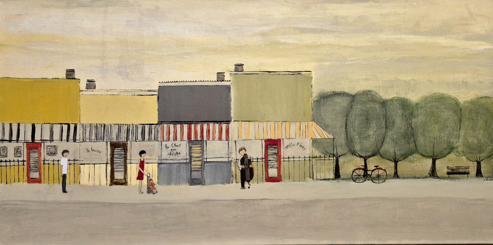 Louise Lauzon, La rue du chat qui pêche