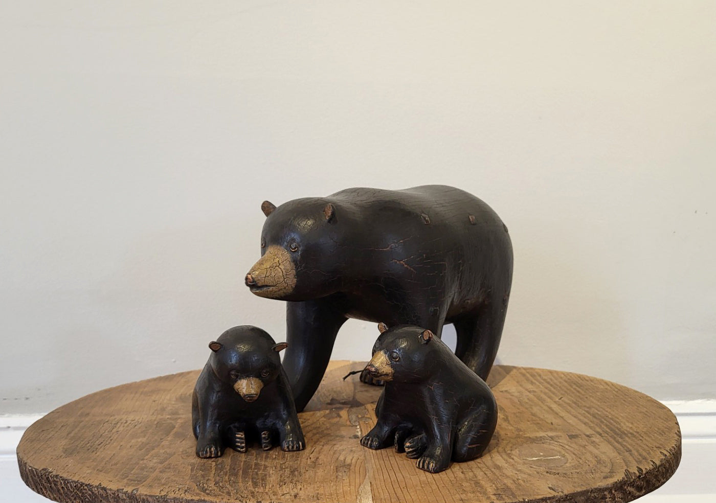 Michel Fortin, L’ours noir, Bois