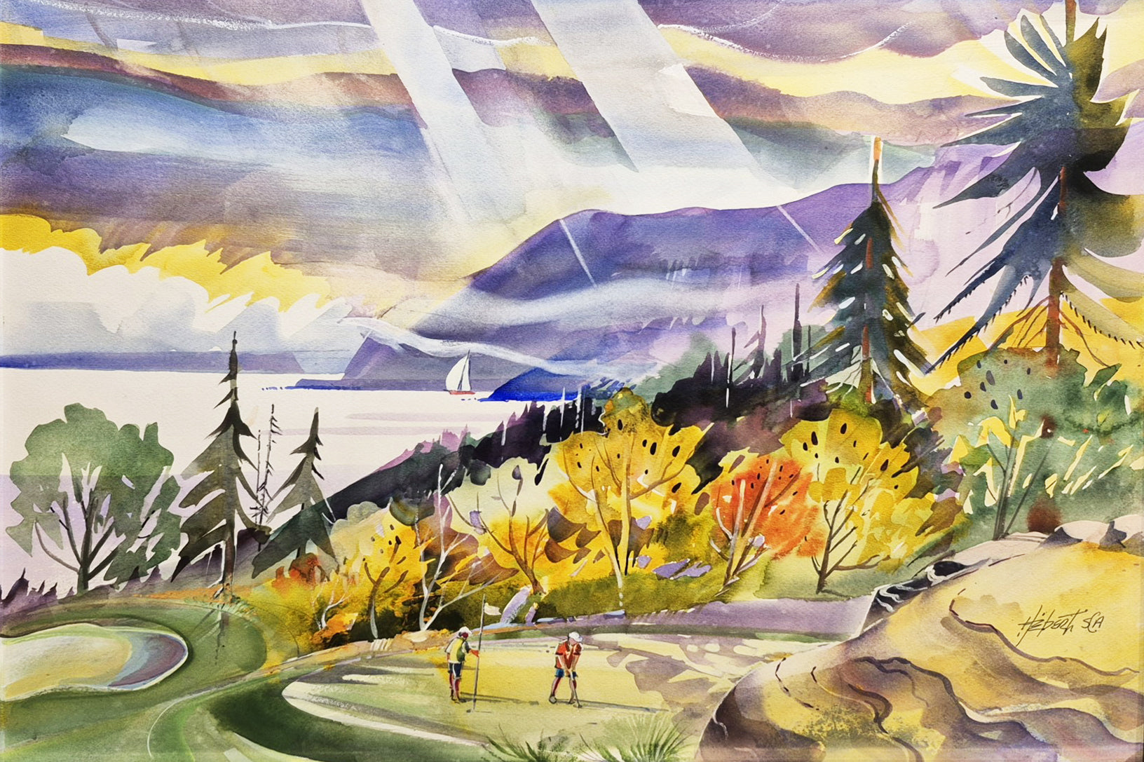 Jacques Hébert, Le golf du Manoir Richelieu