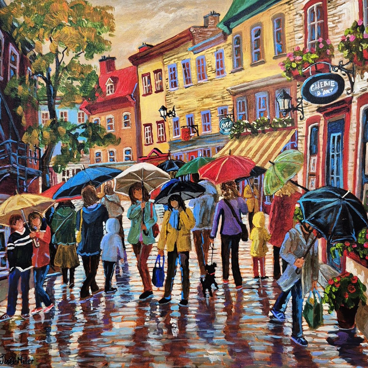 Josée Miller, Balade sous la pluie