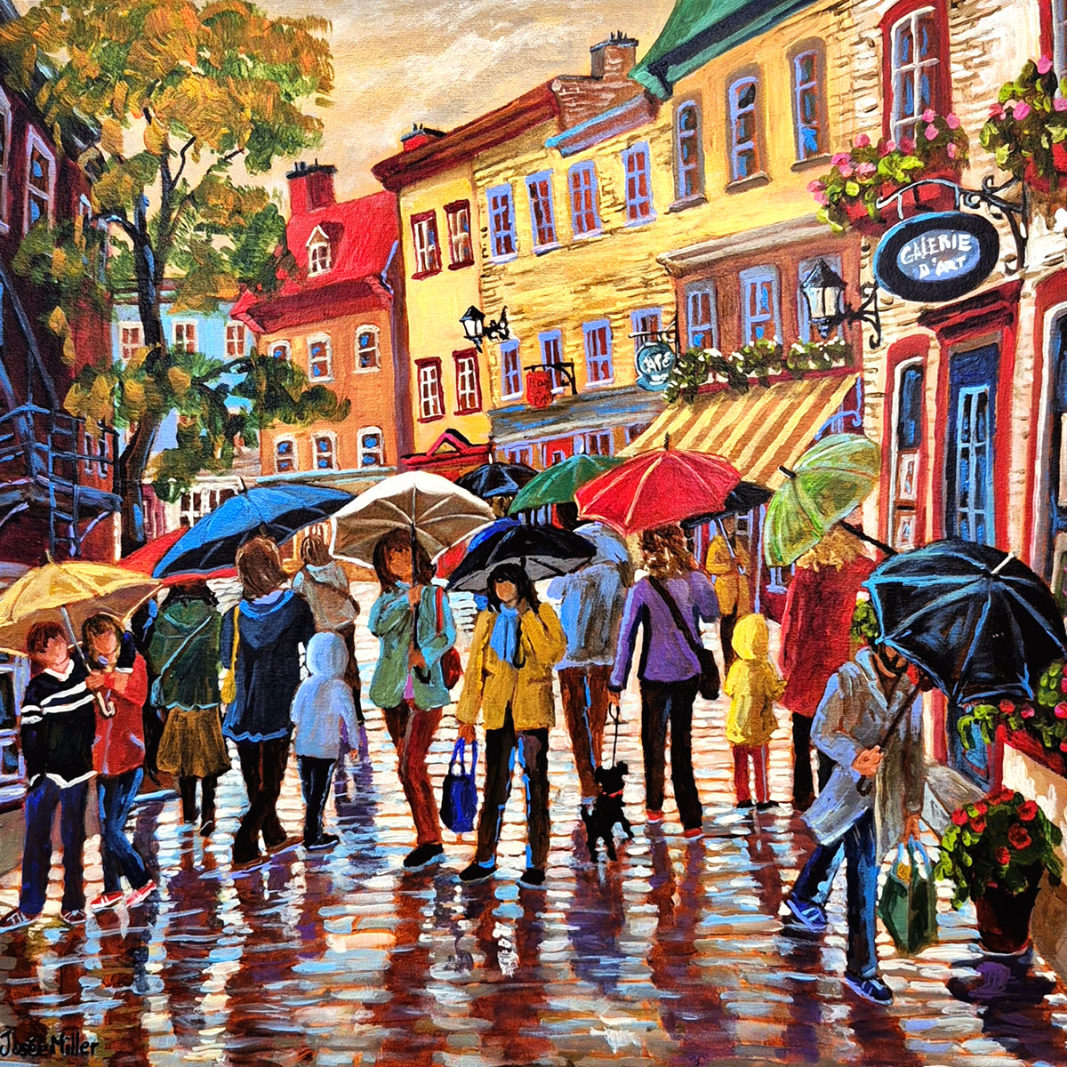 Josée Miller, Balade sous la pluie
