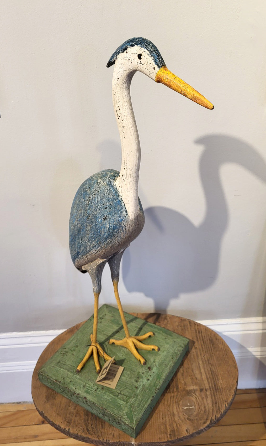 Michel Fortin, Le héron, bois