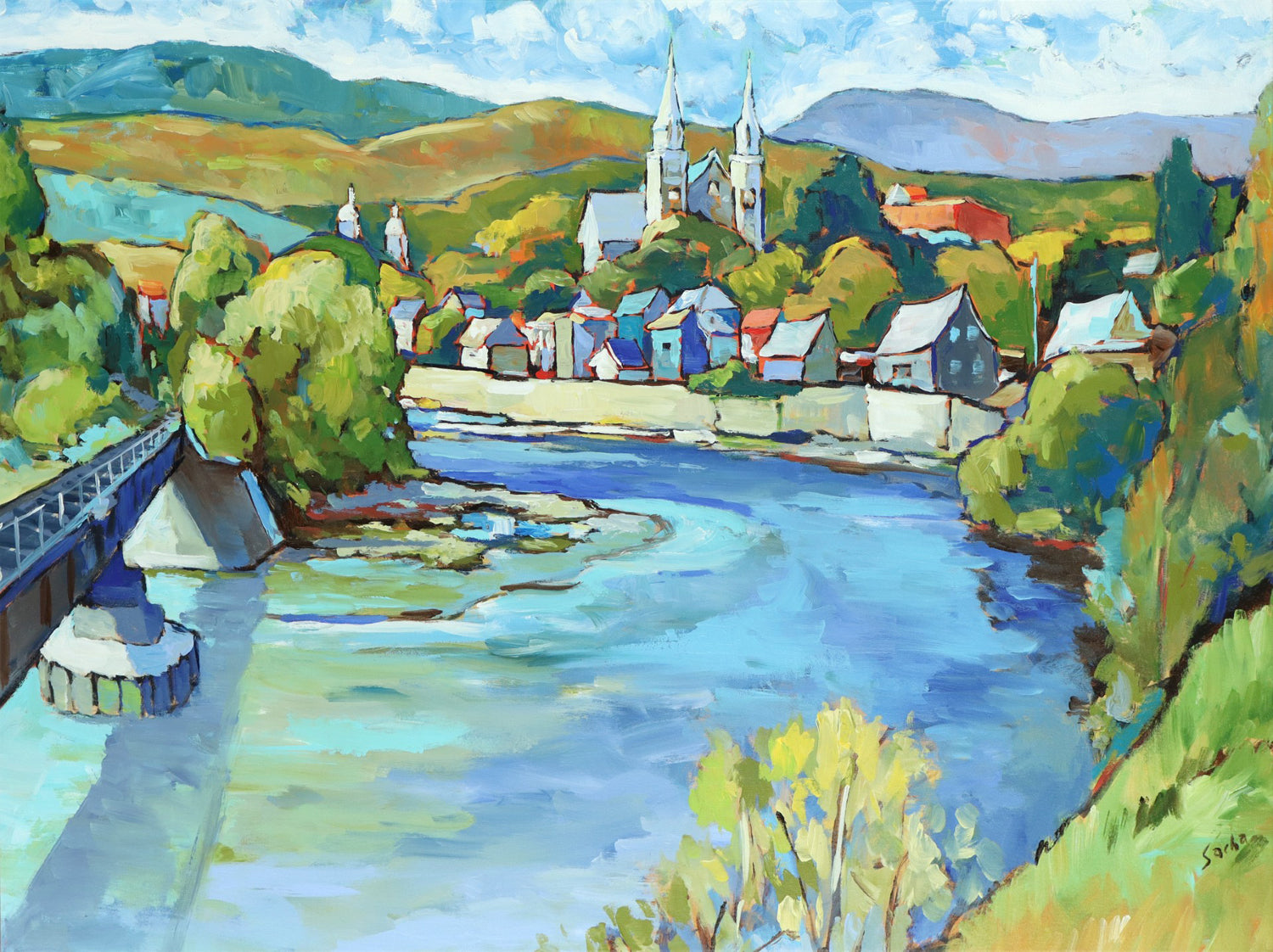 Sacha, Village au long de la Rivière Du Gouffre ( Baie St-Paul )