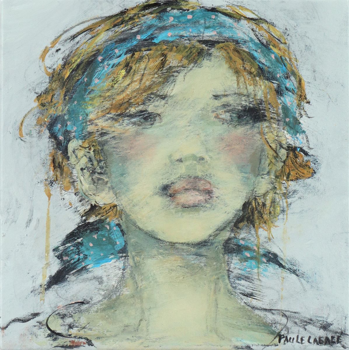 Paule Lagacé, Rousse au foulard bleu