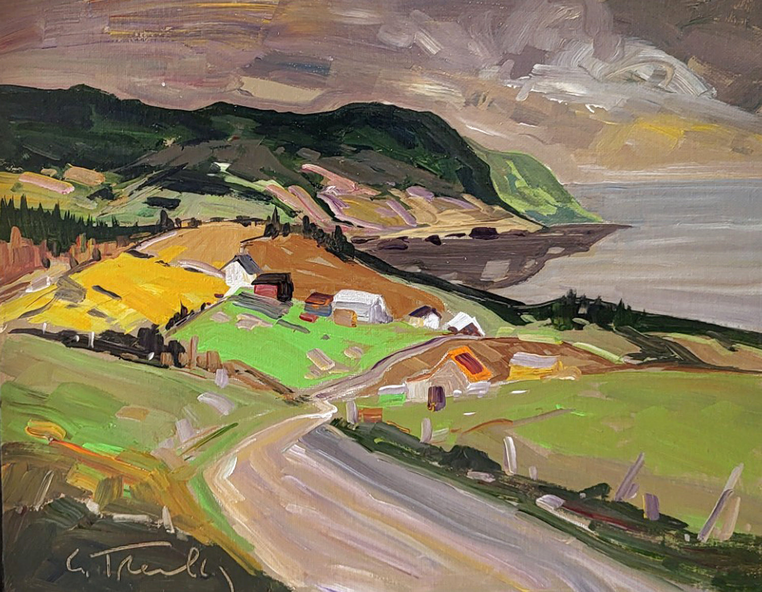 Louis Tremblay, Sur les hauteurs de Baie St-Paul, Charlevoix