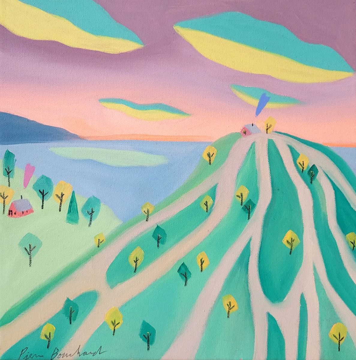 Pierre Bouchard, Le Massif en été