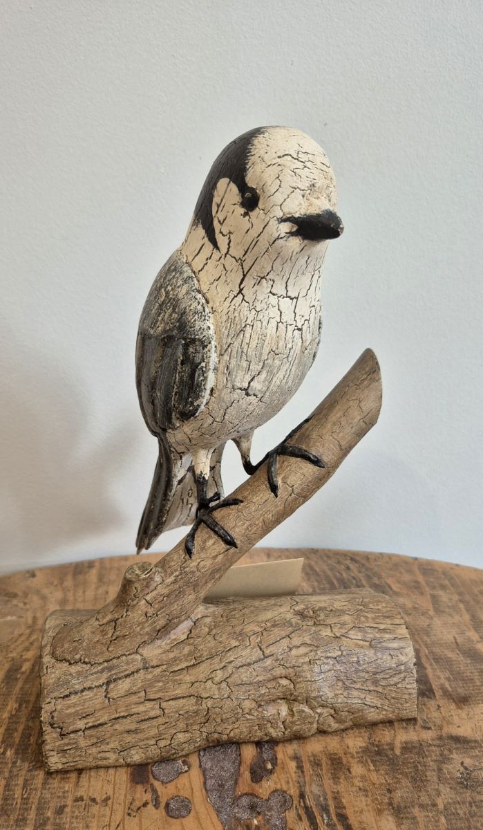 Michel Fortin, Mésangeai, sculpture