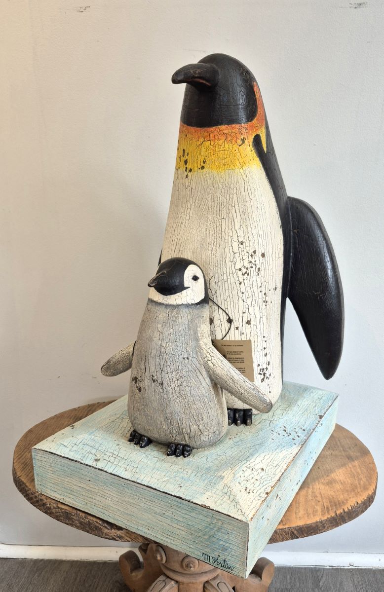 Michel Fortin, Manchot avec petit