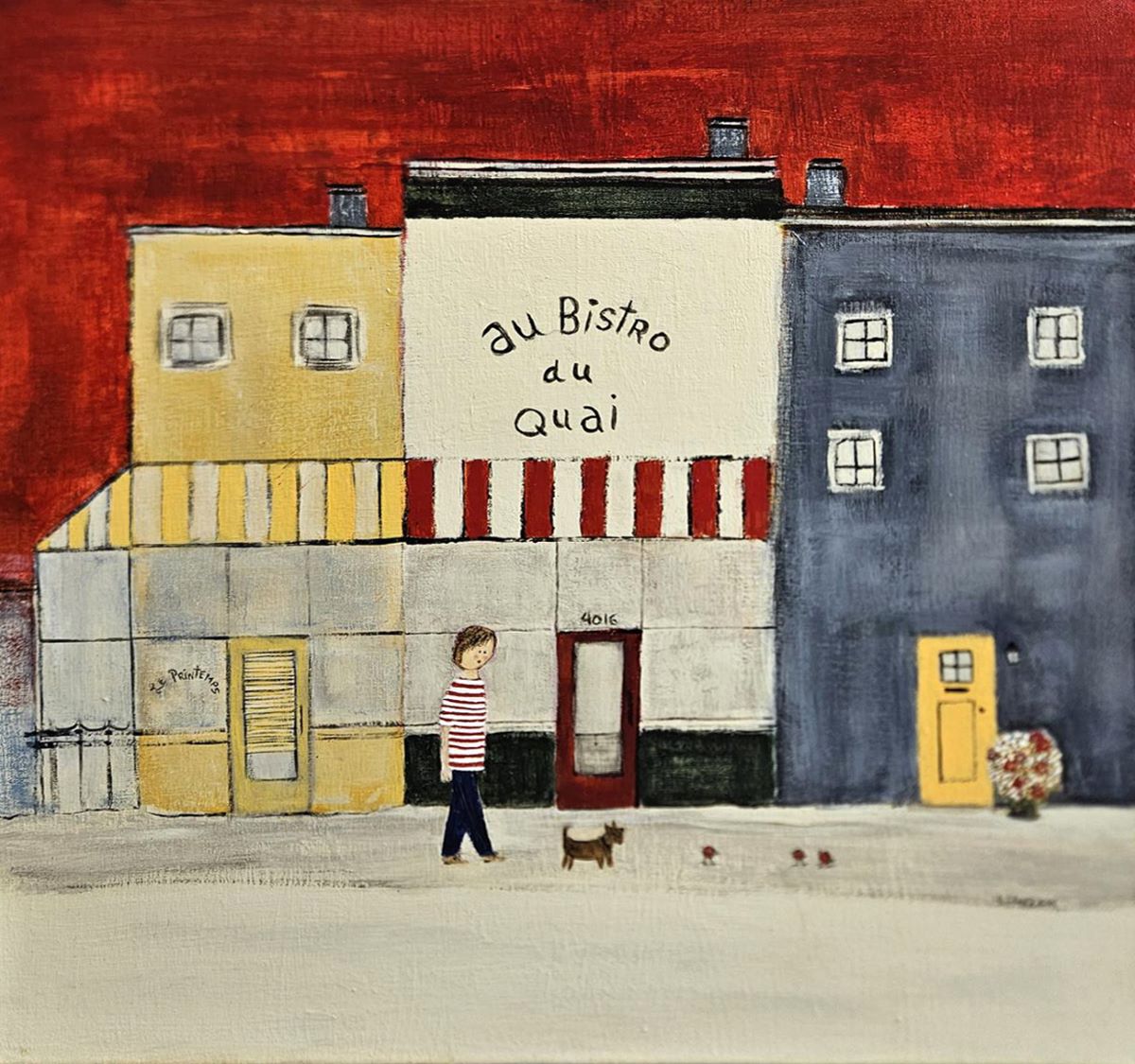 Louise Lauzon, Au bistro du quai