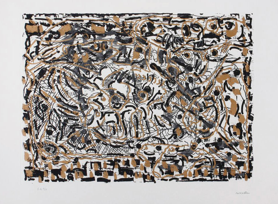 Jean-Paul Riopelle, Jean-Paul Riopelle, D’où ce que tu sors 1990 (50/75)