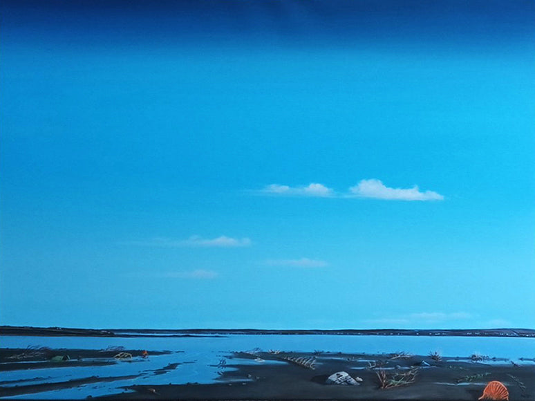 Guy Paquet, La Baie-St-Paul inondée de débris, mai 2023