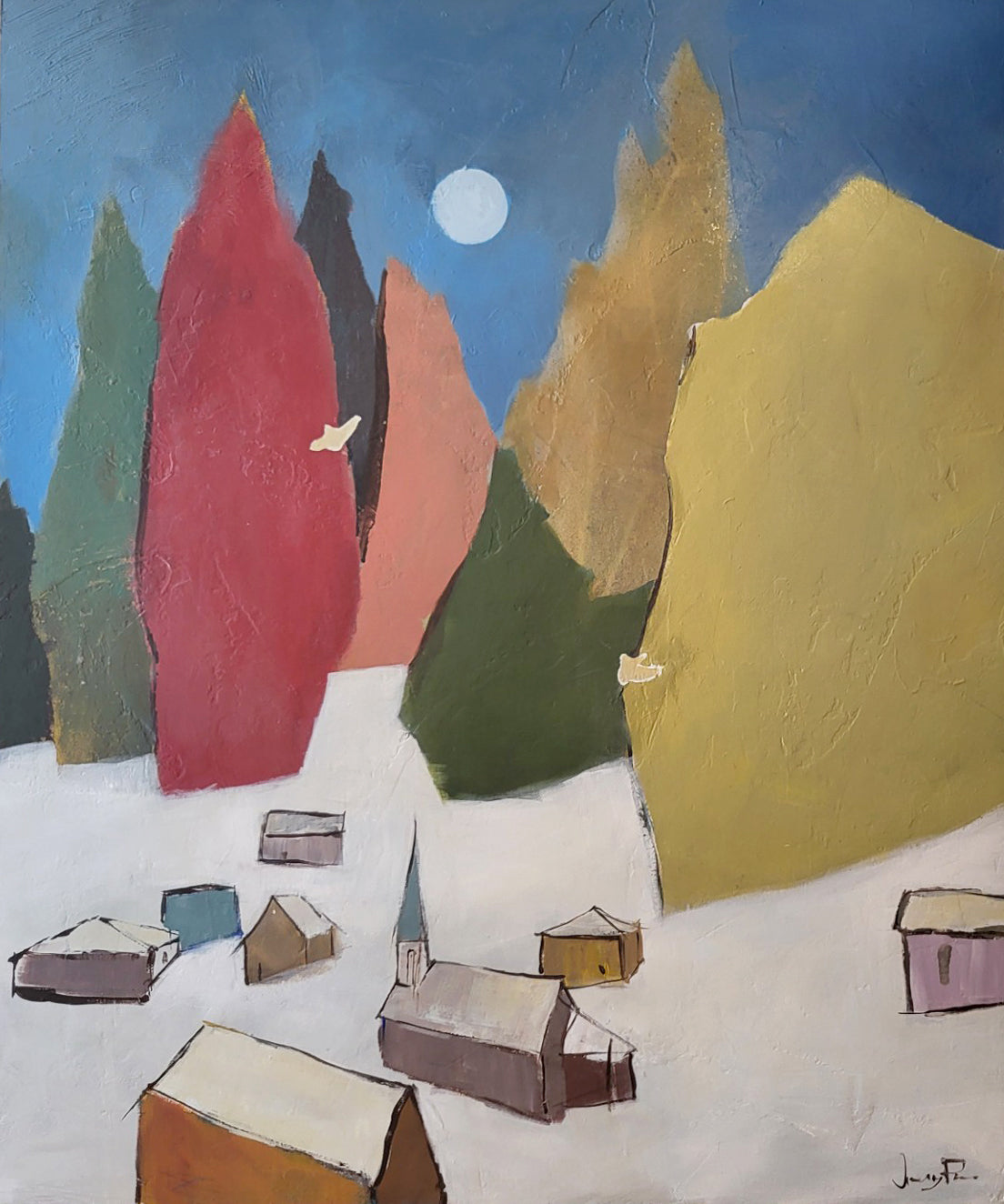 Jimmy Perron, Colombes en hiver