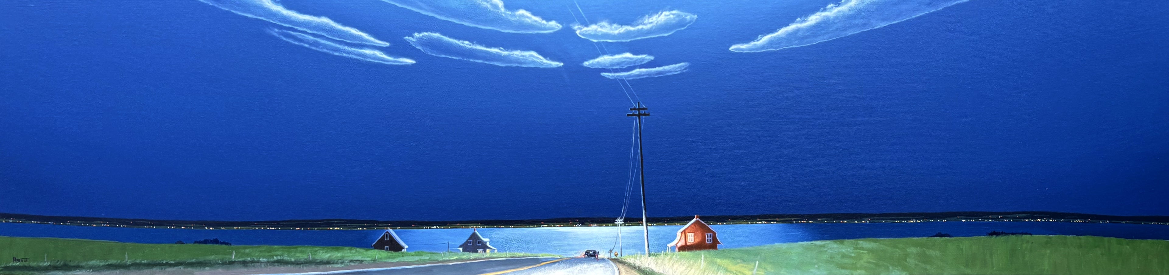 Guy Paquet, Prendre La Route du Fleuve, ça mène moins de train...