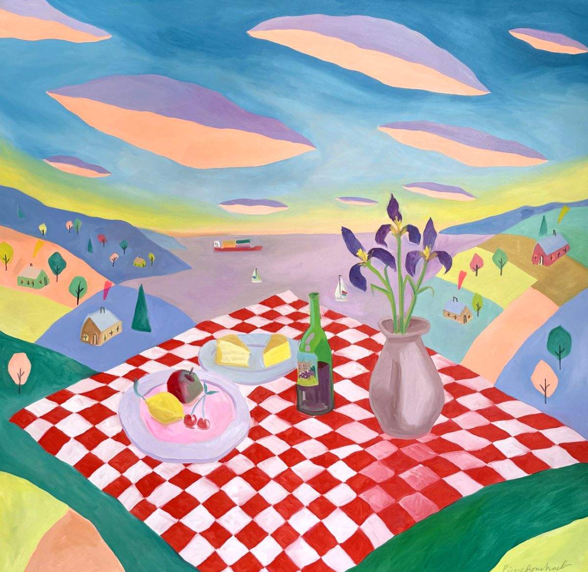 Pierre Bouchard, Les trois iris