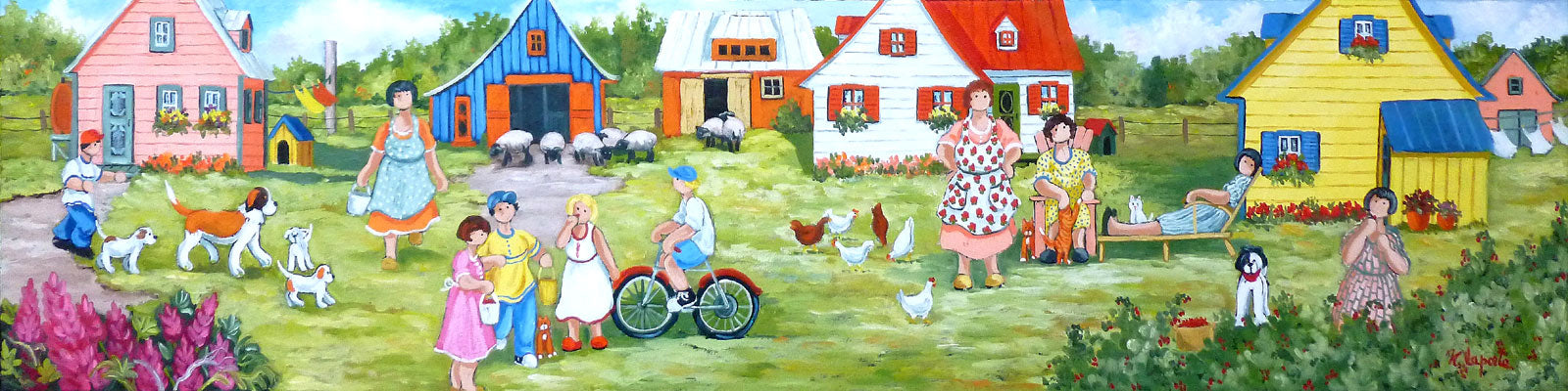 Nicole Laporte, Nicole Laporte Living in the countryside