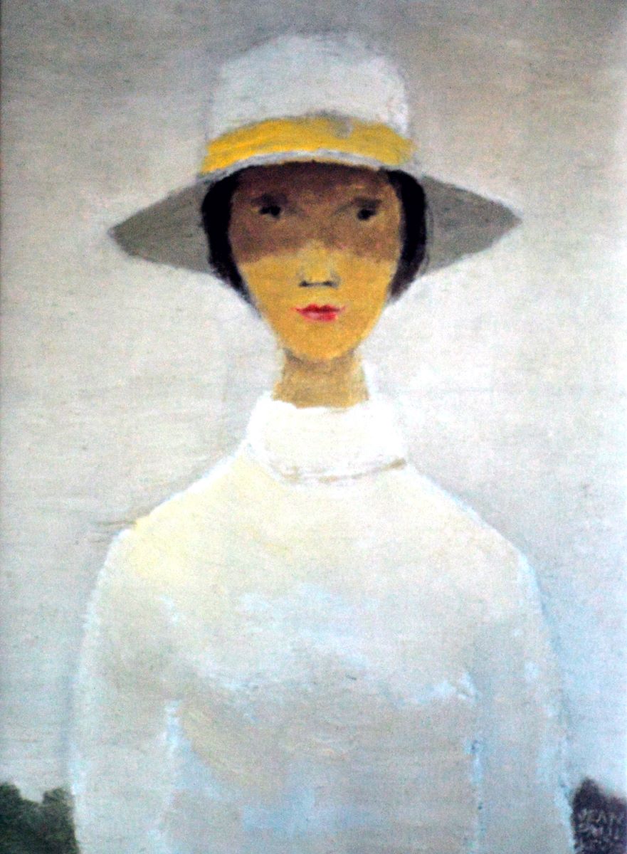Jean-Paul Lemieux, Femme au chapeau blanc