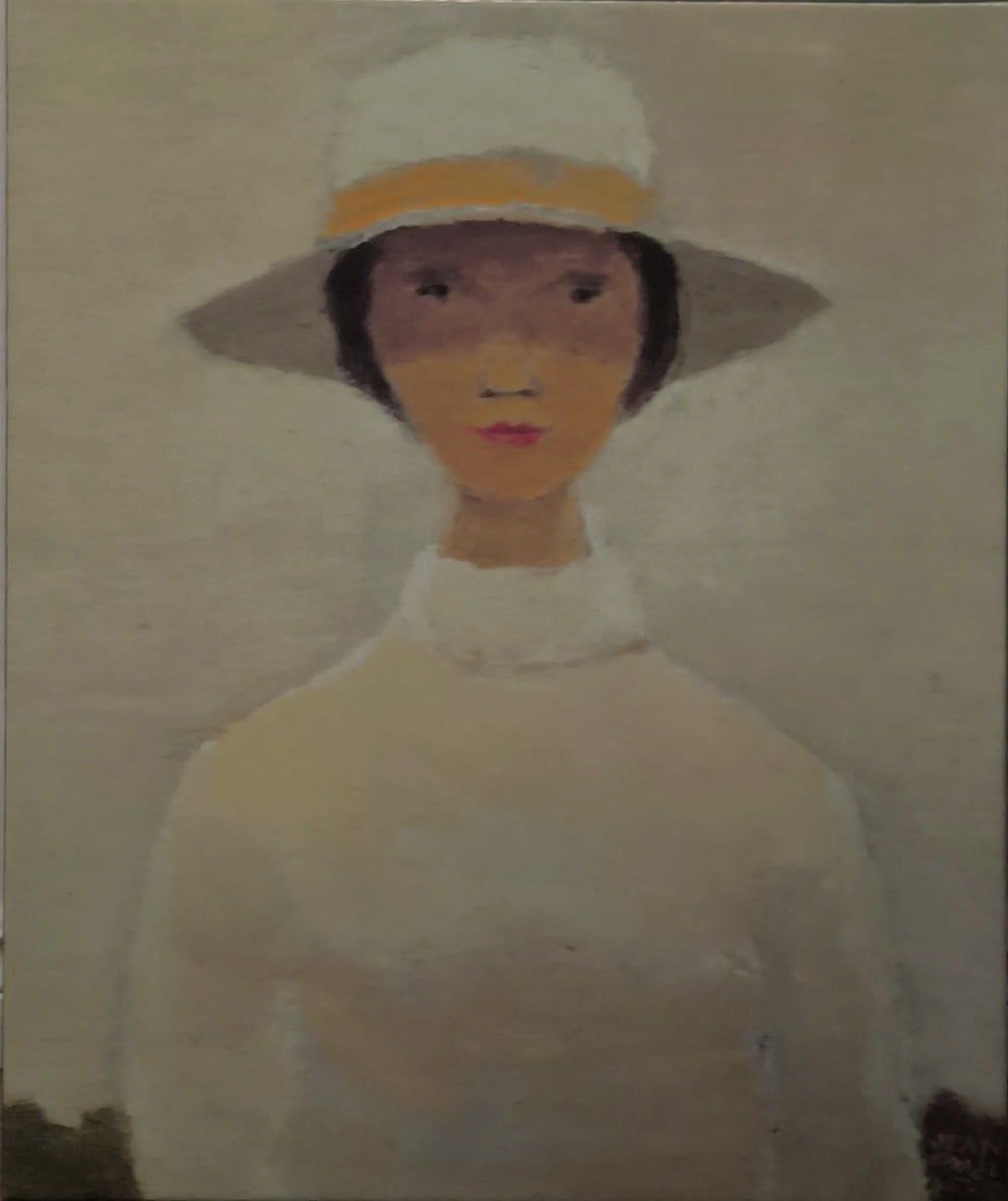 Jean-Paul Lemieux, Femme au chapeau blanc