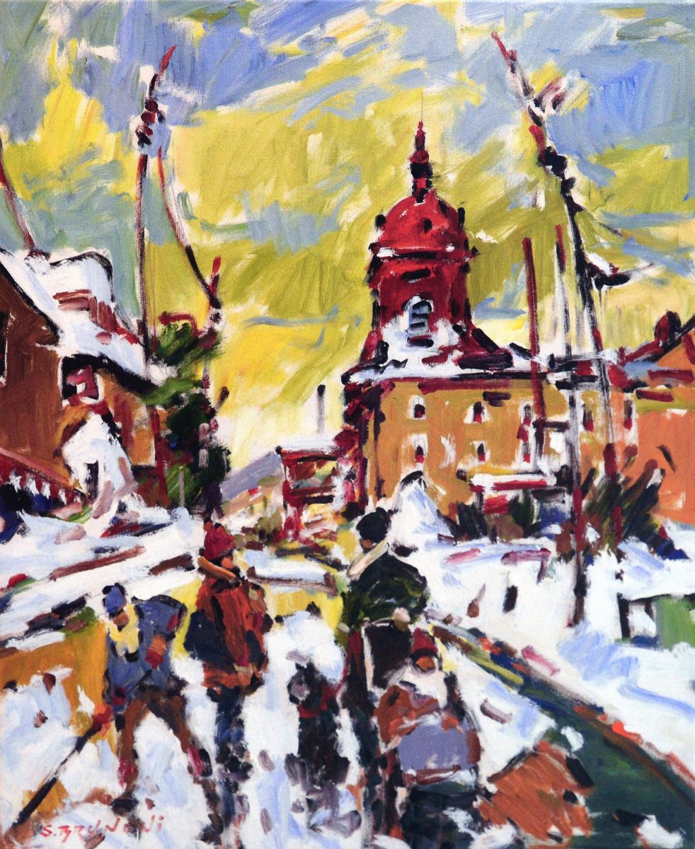 Serge Brunoni, Baie-Saint-Paul framed