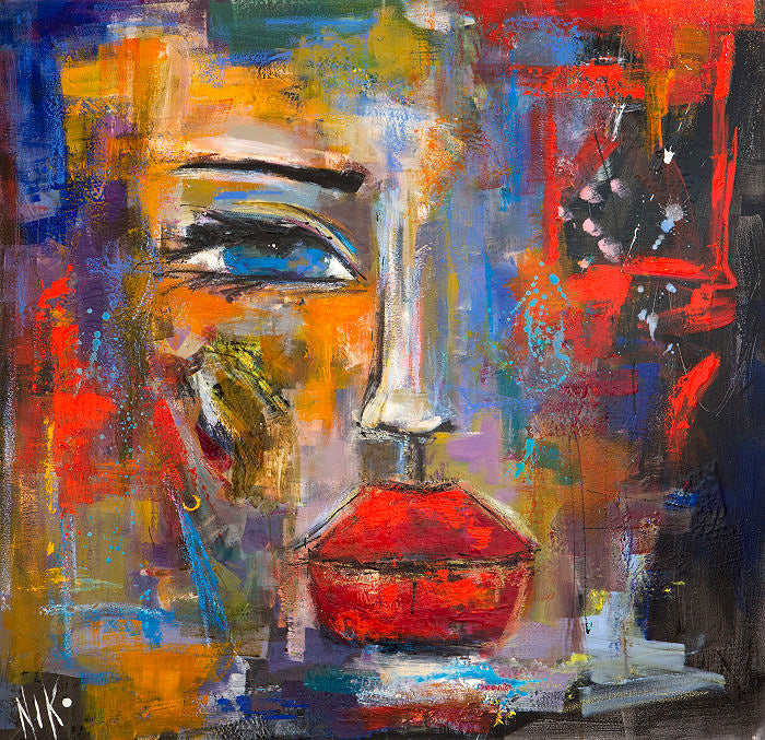 Niko, Square Limited edition reproduction on plexiglass