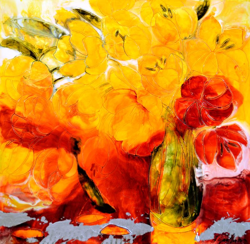 Joanne Gauthier, Rutile Tulips (unframed)