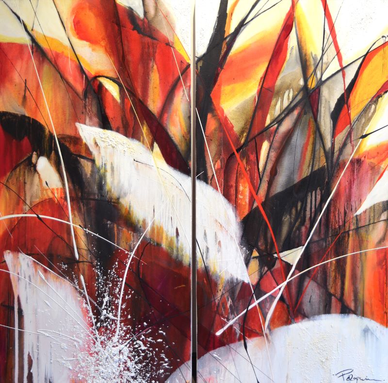 Marie-Catherine Péloquin, Birds in the wild (diptych)
