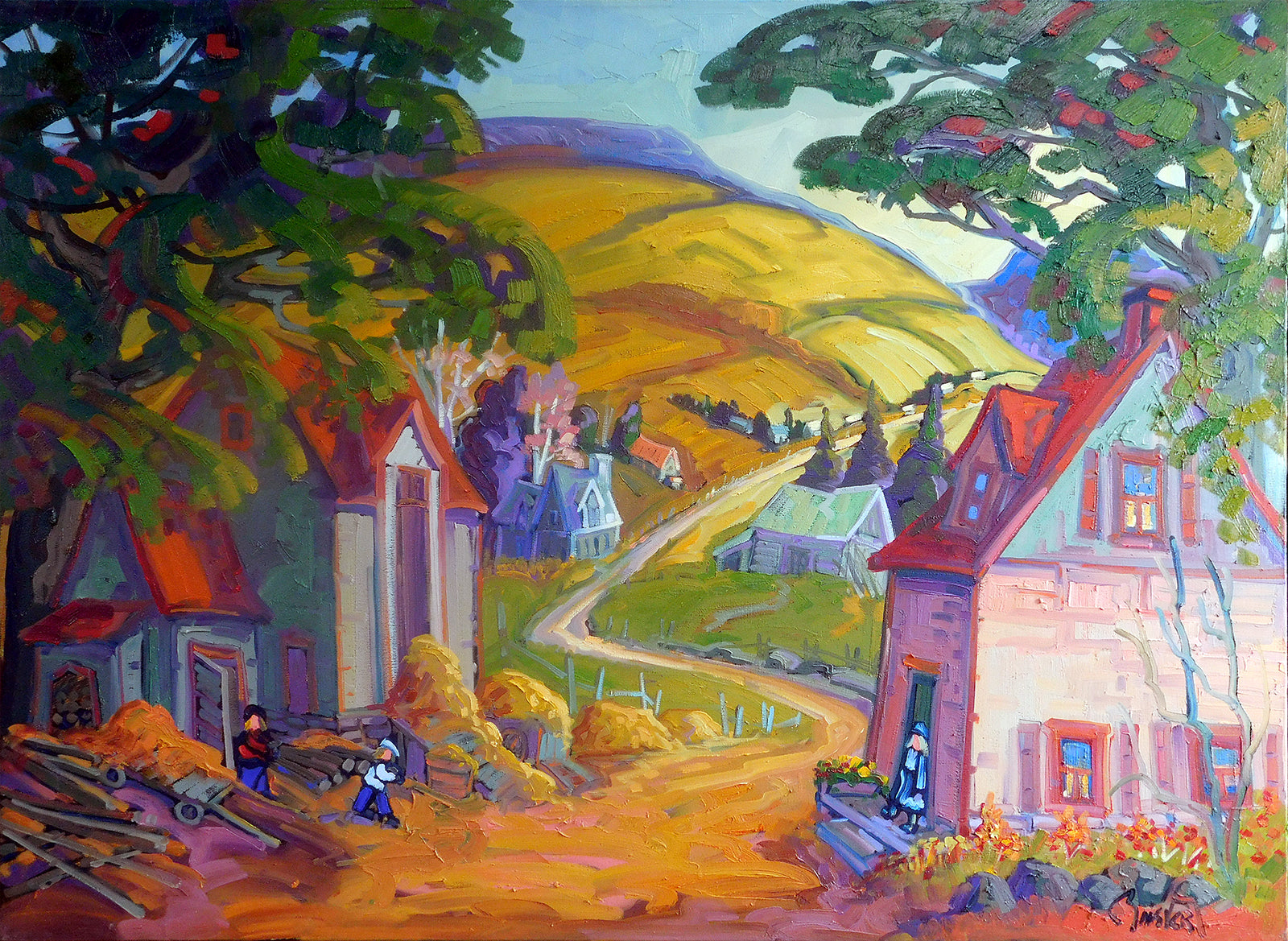 Normand Boisvert, Farm under the trees
