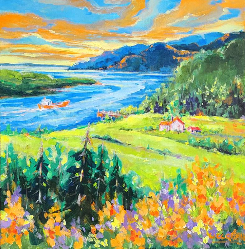 Anne-Marie Ciccariello, View of the Landslides