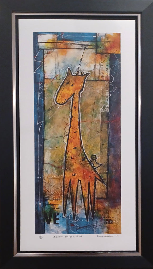 Gérard Dansereau, L’amour est plus haut laminé et encadré