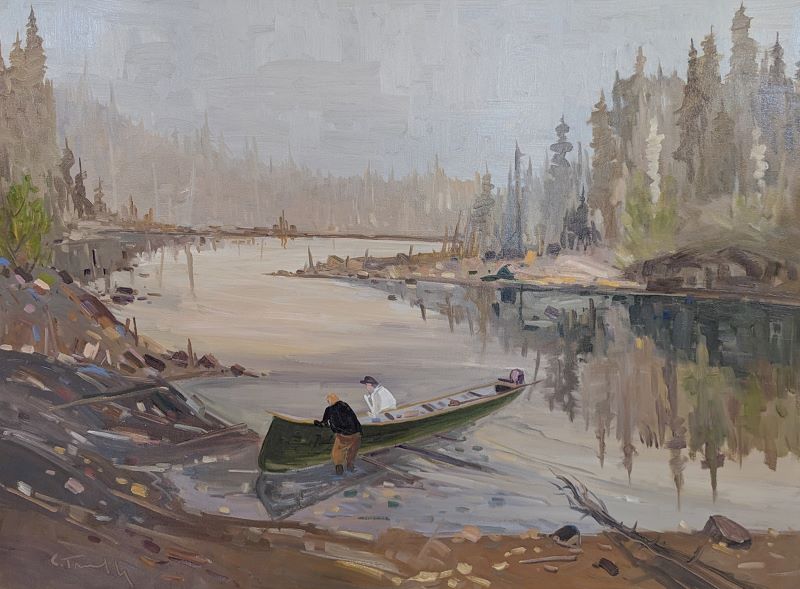 Louis Tremblay, Misty Morning on the Bonaventure, Gaspésie
