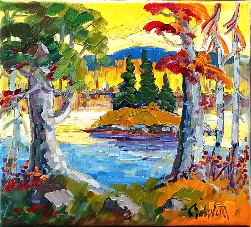 Normand Boisvert, Normand Boisvert An island in the lake