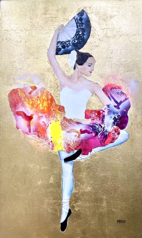 Alejandra Phelts, Ballerina with a Fan