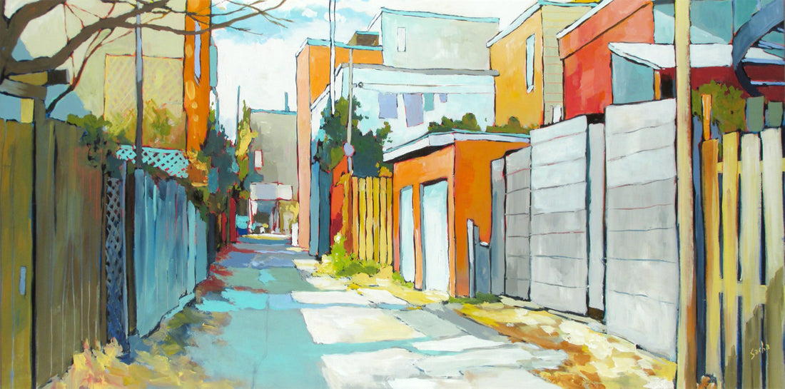 Sacha, Ruelle d’ombre turquoise