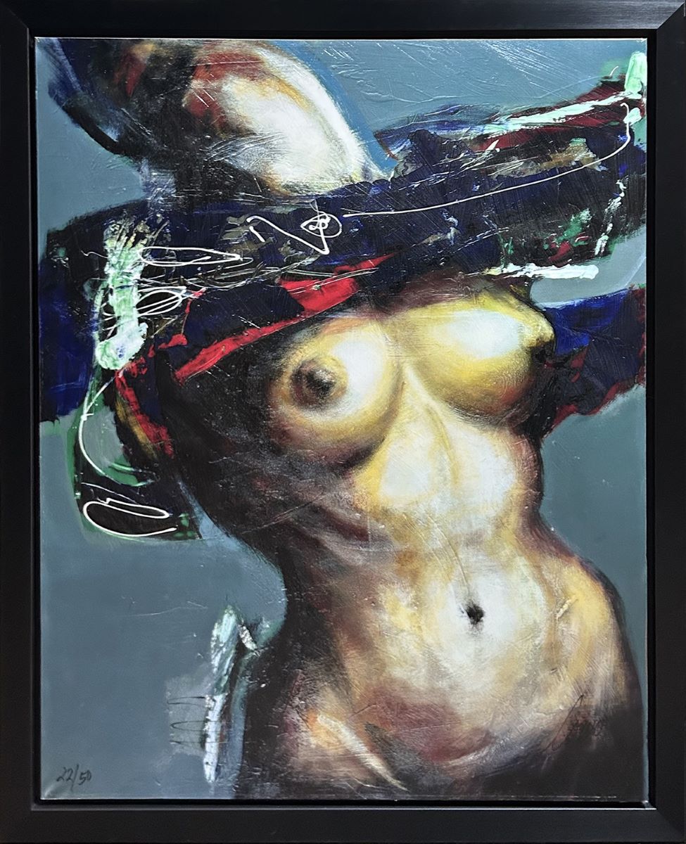 Corno, Female and abstract Tirage limité, signé, encadré