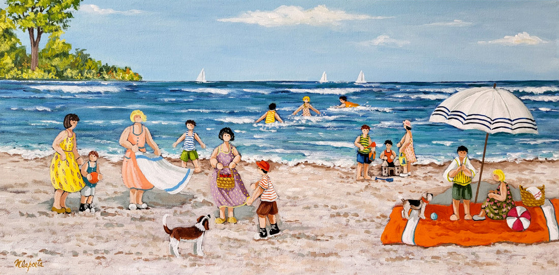 Nicole Laporte, At the Beach