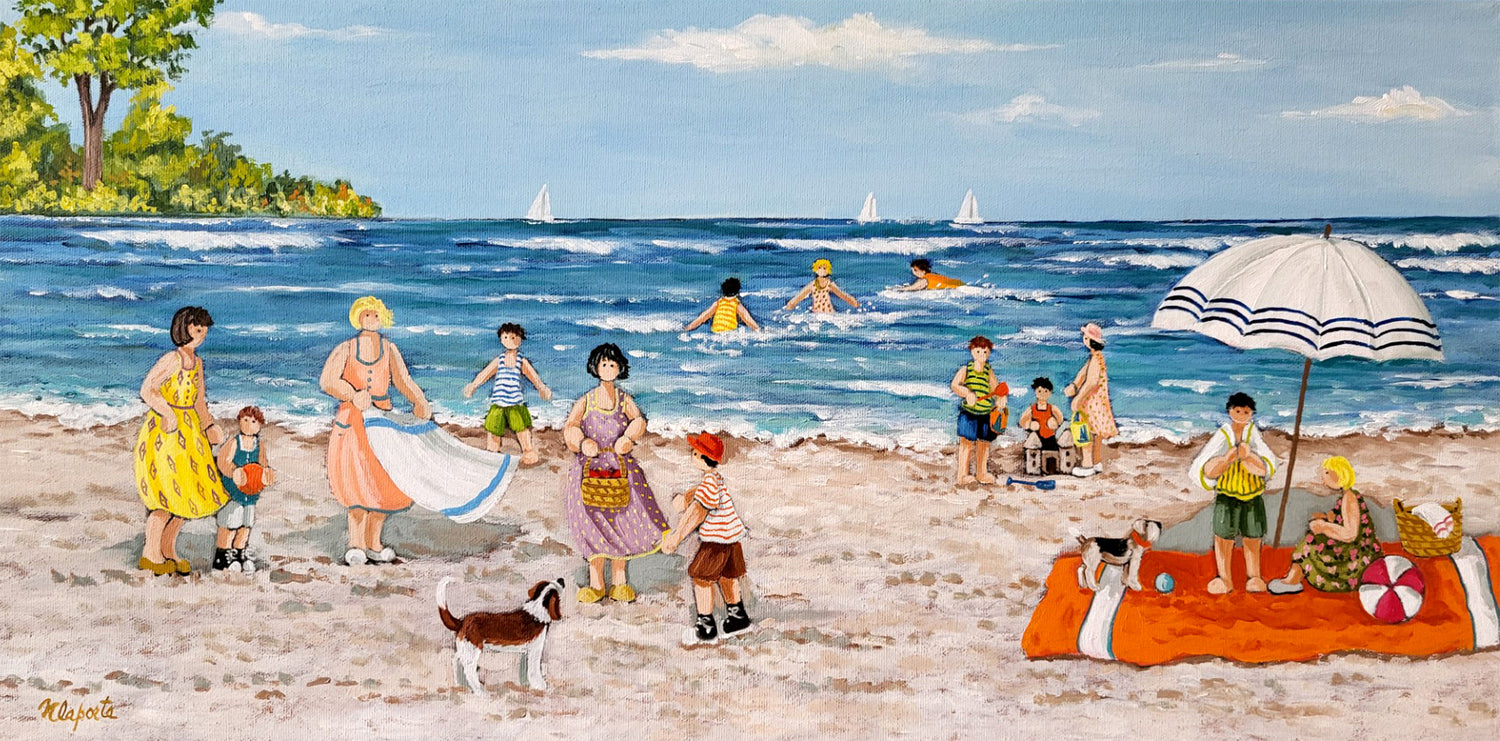 Nicole Laporte, At the Beach