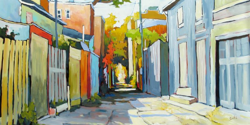Sacha, In the light of the alley