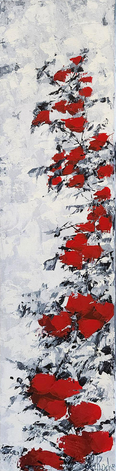 Andrée LaRoche, Red Flowers