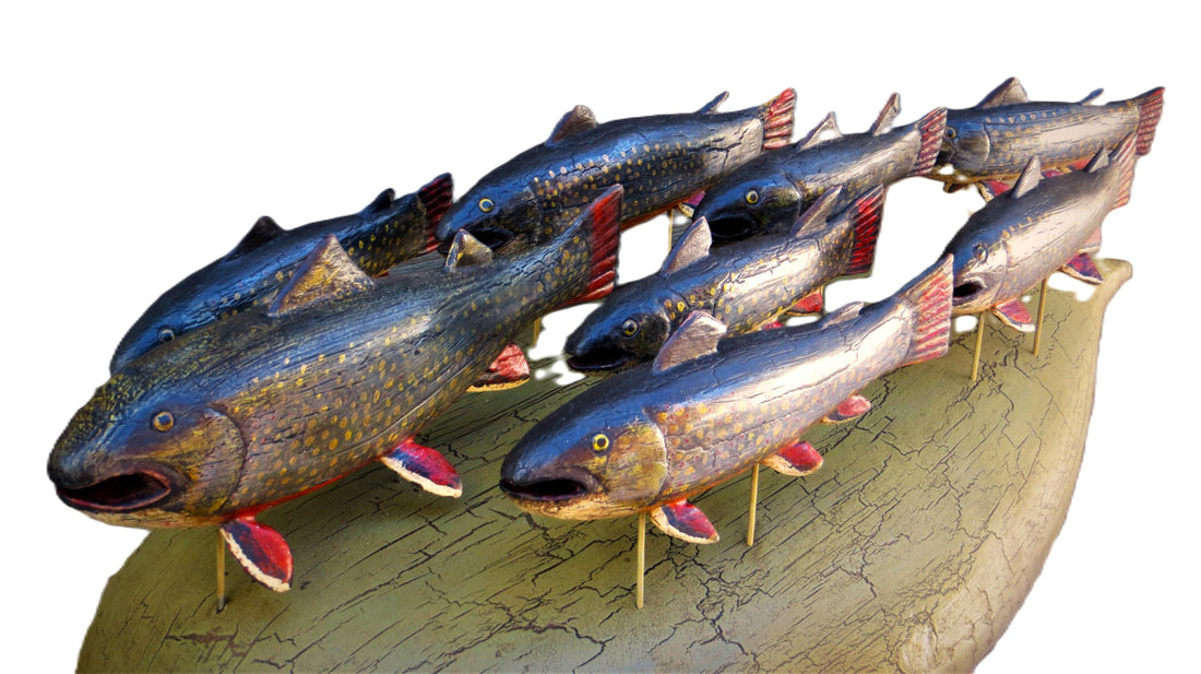 Michel Fortin, School of trout
