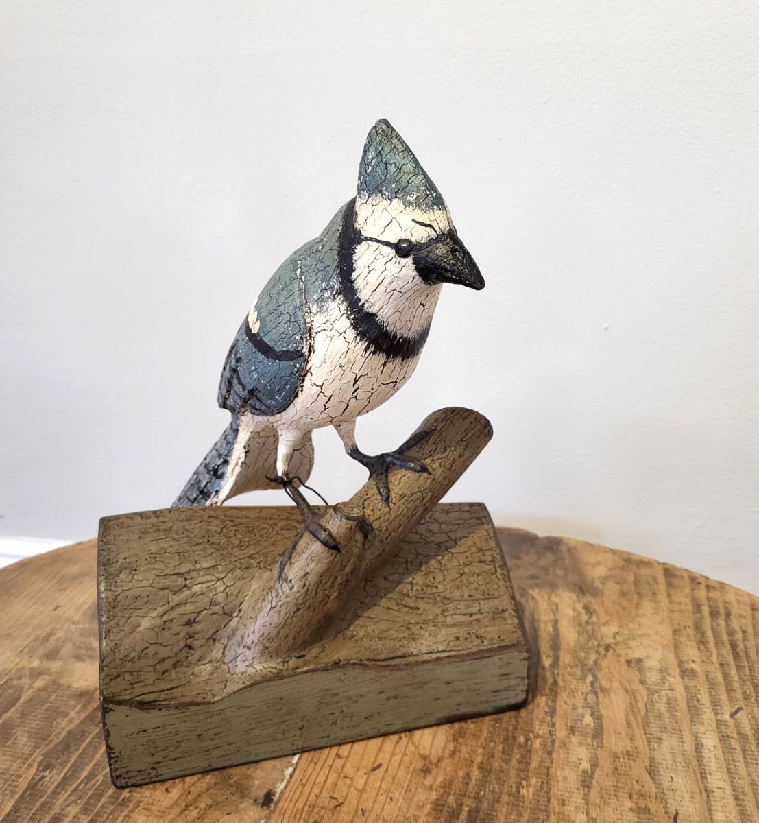 Michel Fortin, The Blue Jay, Wood.